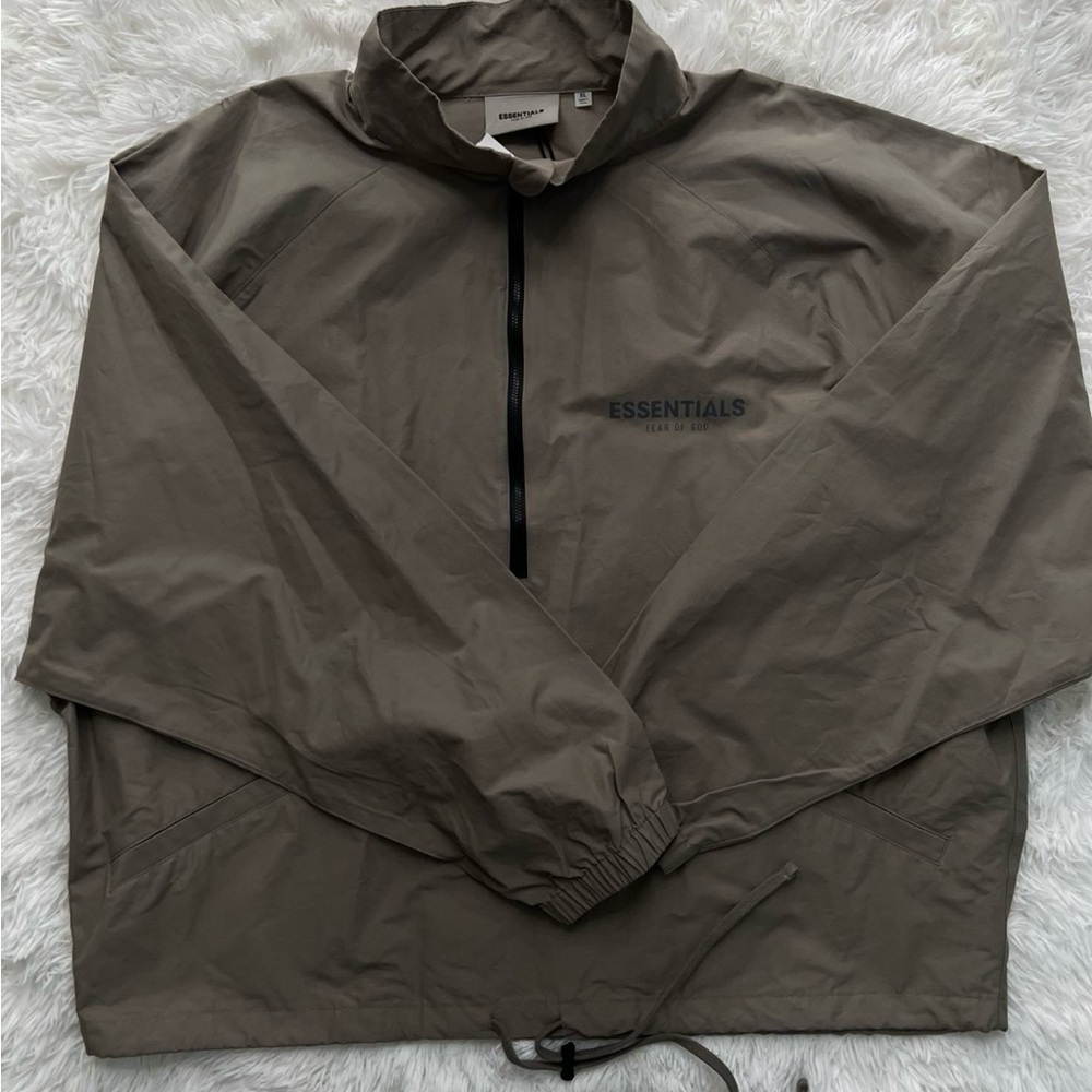 Essentials Men's Brown Windbreaker